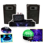 Ibiza dj - 300 kit de sonorisation disco 480w + jeux de lumires