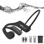 Ifecco casque conduction osseuse natation - ip68 etanche ecouteurs natation bluetooth 5. 3, casque sans ...