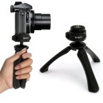 Igadgitz pt310 mini trpied de table lger et poigne stabilisateur pour appareil photo numrique, dslr ...