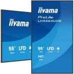 Iiyama lh5564uhs - b1ag ecran d'affichage dynamique ecran plat de signalisation num�rique 55  wifi 500 ...