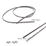 Incrustation de reliure abalone, touche de touche, bande de purfling, accessoires de guitare, mandoline, ...