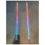 Indicateur de spectre audio 30 led, 1 m�tre, color�, indicateur de niveau de musique, t�l�commande vocale, ...