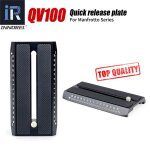 Innorel - plaque de dgagement rapide qv100, compatible avec manfrotto, vido standard, tte scanner ...