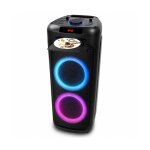 Inovalley ms06 - cd - xxl enceinte portable lumineuse 1000w lecteur cd bluetooth 5. 0 karaok� radio fm ...