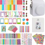 Instax mini 12 etui pour appareil photo instax mini 12 avec 64 poches pour album photo et filtre couleur ...