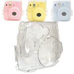 Instax mini 9, étui transparent en cristal pour appareil photo, sac rotatif en plastique avec sangle ... Instax mini 9, étui transparent en cristal pour appareil photo, sac rotatif en plastique avec sangle ...