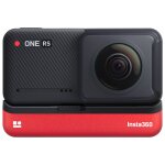 Camra sport insta360 one rs twin edition 360 noir et rouge