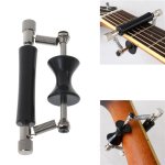 Installation rapide de glissière de capo de guitare de planeur portatif roulant pour le ukulélé de basse ... Installation rapide de glissière de capo de guitare de planeur portatif roulant pour le ukulélé de basse ...