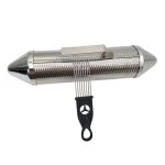 Instrument guiro shaker en mtal guiro shaker avec grattoir instrument de musique cylindre rond instruments ...