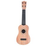 Instrument de musique a 4 cordes, imitation bois, 21 pouces, basse uke, parfait pour dbutants et enfants ...