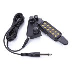 Instrument de musique folk classique avec trou de son, pi�ces de guitare acoustique, pince de r�glage, ...