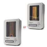 Instrument de musique harmonica en bois kazoo avec bote rembourre en mtal enfants fte cadeau