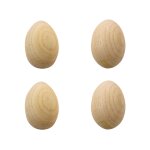 Instruments de percussion musicaux en bois secoueurs d'oeufs rythmique hochet pour enfants pack 4