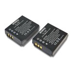 Intensilo 2x li - ion batterie 1000mah (3. 7v) pour caméscope, caméra vidéo photo panasonic lumix dmc ... Intensilo 2x li - ion batterie 1000mah (3. 7v) pour caméscope, caméra vidéo photo panasonic lumix dmc ...