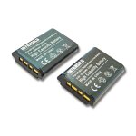 Intensilo 2x li - ion batterie 1090mah (3. 6v) pour cam�scope, cam�ra, photo sony cybershot dsc - hx60, ...