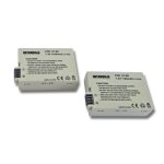 Intensilo 2x li - ion batterie 1100mah (7. 4v) pour appareil photo, camscope, camra vido canon eos ...