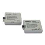 Intensilo 2x li - ion batteries 1100mah (7. 4v) pour appareil photo canon eos 1000d, 450d, 500d, digital ...