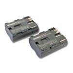 Intensilo 2x li - ion batterie 1600mah (7. 4v) pour appareil photo vidéo canon 1d, 5d, 10d, 20d, 30d, ... Intensilo 2x li - ion batterie 1600mah (7. 4v) pour appareil photo vidéo canon 1d, 5d, 10d, 20d, 30d, ...