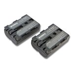 Intensilo 2x li - ion batterie 1900mah (7. 2v) pour photo, camra sony alpha slt - a65vm, slt - a65vy, ...