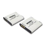 Intensilo 2x li - ion batterie 770mah (3. 7v) pour appareil photo dslr olympus tough tg - 5 comme np ...