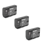 Intensilo 3x batterie compatible avec canon eos 5d mark ii, 5d mark iii, 5d mark iv, 5ds, 5ds r, 60d ...
