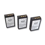 Intensilo 3x batterie remplace olympus bls - 5, bls - 50, bls50, ps - bls5 pour appareil photo aprn (1000mah, ...