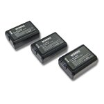 Intensilo 3x batteries compatible avec sony alpha a7r ilce - 7r, a7s, ilce - 6000, ilce - 6300 appareil ...