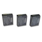 Intensilo 3x li - ion batteries 1050mah (3. 6v) pour appareil photo vidéo pentax optio x90 comme d - ... Intensilo 3x li - ion batteries 1050mah (3. 6v) pour appareil photo vidéo pentax optio x90 comme d - ...