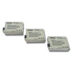 Intensilo 3x li - ion batterie 1100mah (7. 4v) pour appareil photo, cam�scope, cam�ra vid�o canon eos ...