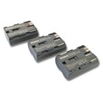 Intensilo 3x li - ion batterie 1600mah (7. 4v) pour appareil photo vidéo canon 1d, 5d, 10d, 20d, 30d, ... Intensilo 3x li - ion batterie 1600mah (7. 4v) pour appareil photo vidéo canon 1d, 5d, 10d, 20d, 30d, ...