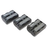 Intensilo 3x li - ion batterie 1900mah (7. 2v) pour photo, cam�ra sony alpha 57, 65, 77, 99 comme np ...