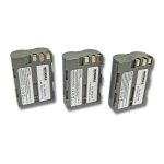 Intensilo 3x li - ion batteries 1900mah (7. 4v) pour caméra video nikon d - slr d50, d70, d70s, d80, ... Intensilo 3x li - ion batteries 1900mah (7. 4v) pour caméra video nikon d - slr d50, d70, d70s, d80, ...