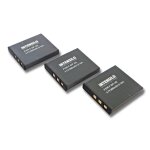 Intensilo 3x li - ion batterie 800mah (3. 7v) pour appareil photo, cam�ra fuji fujifilm finepix f402, ...