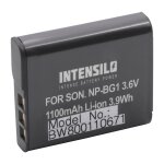 Intensilo li - ion batterie 1100mah (3. 6v) pour appareil photo, camra sony cyber - shot dsc - h90, ...
