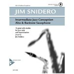 Intermediate jazz conception alto & baritone saxophone 15 great solo etudes for jazz style and improvisation ...