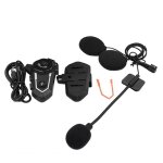 Interphone bluetooth 5. 0 étanche pour casque de moto, casque stéréo sans fil avec micro Interphone bluetooth 5. 0 étanche pour casque de moto, casque stéréo sans fil avec micro