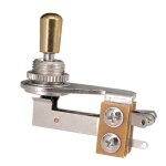 Interrupteur a 3 voies interrupteur a bascule de guitare de type l a angle droit avec t�te en cuivre ...