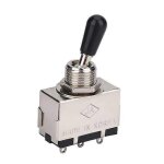 Interrupteur a bascule a 3 voies de guitare 1pc, commutateur de sélection a 3 voies fermé en métal avec ... Interrupteur a bascule a 3 voies de guitare 1pc, commutateur de sélection a 3 voies fermé en métal avec ...