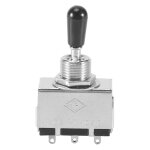 Interrupteur a bascule a 3 voies de guitare 1pc, commutateur de s�lection a 3 voies ferm� en m�tal avec ...