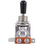 Interrupteur a bascule pour guitare electrique 3 voies en noir (rhythm treble)
