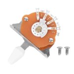 Interrupteur de guitare lectrique 5 voies en mtal en plastique avec vis accessoires pour instruments ... Interrupteur de guitare lectrique 5 voies en mtal en plastique avec vis accessoires pour instruments ...