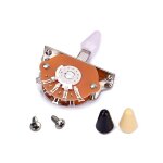 Interrupteur de micro de guitare a 5 voies avec vis sélecteur de micro pièces accessoires Interrupteur de micro de guitare a 5 voies avec vis sélecteur de micro pièces accessoires