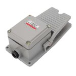 Interrupteur a pied - interrupteur a pied coque en aluminium antidrapante pdale momentane lt3 argent ...