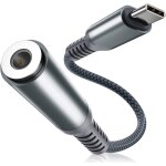 Pour iphone 16 16e 15 aux adaptateur, usb c vers 3. 5mm audio convertisseur, type c vers jack 1 / 8 pouce ...