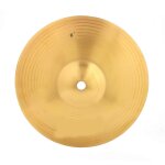 Irin accessoire dinstrument de musique de cymbale en laiton durable de 8 pouces pour batterie