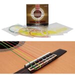 Irin c105 coloré arc - en - ciel acoustique guitare classique cordes nylon core Irin c105 coloré arc - en - ciel acoustique guitare classique cordes nylon core