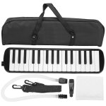 Irin melodica instrument de musique a vent a 32 touches adapt au sac d'entranement pour dbutant (noir) ...