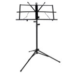 Irin - trpied pliable pour feuilles de musique, support en acier inoxydable, rglable avec sac, accessoires ...
