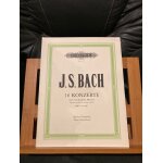 J. - s. bach 16 konzerte concertos bwv 972 - 987 partition piano ed. peters n217