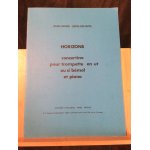 J. - m. depelsenaire horizons concertino trompette piano choudens J. - m. depelsenaire horizons concertino trompette piano choudens